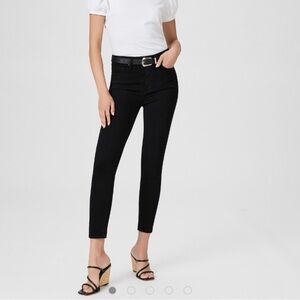 PAIGE Margot Crop - Black Shadow